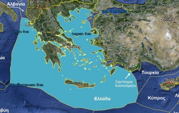 διάταγμα 12 ν.μ. ναυτικά μίλια υφαλοκρηπίδα Ελλάδα ΣΤΕ