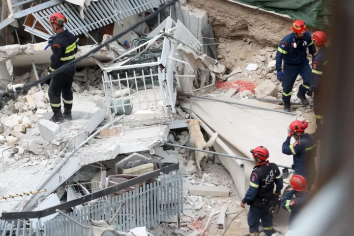 Πετράλωνα κατάρρευση πολυκατοικίας Πετράλωνα
